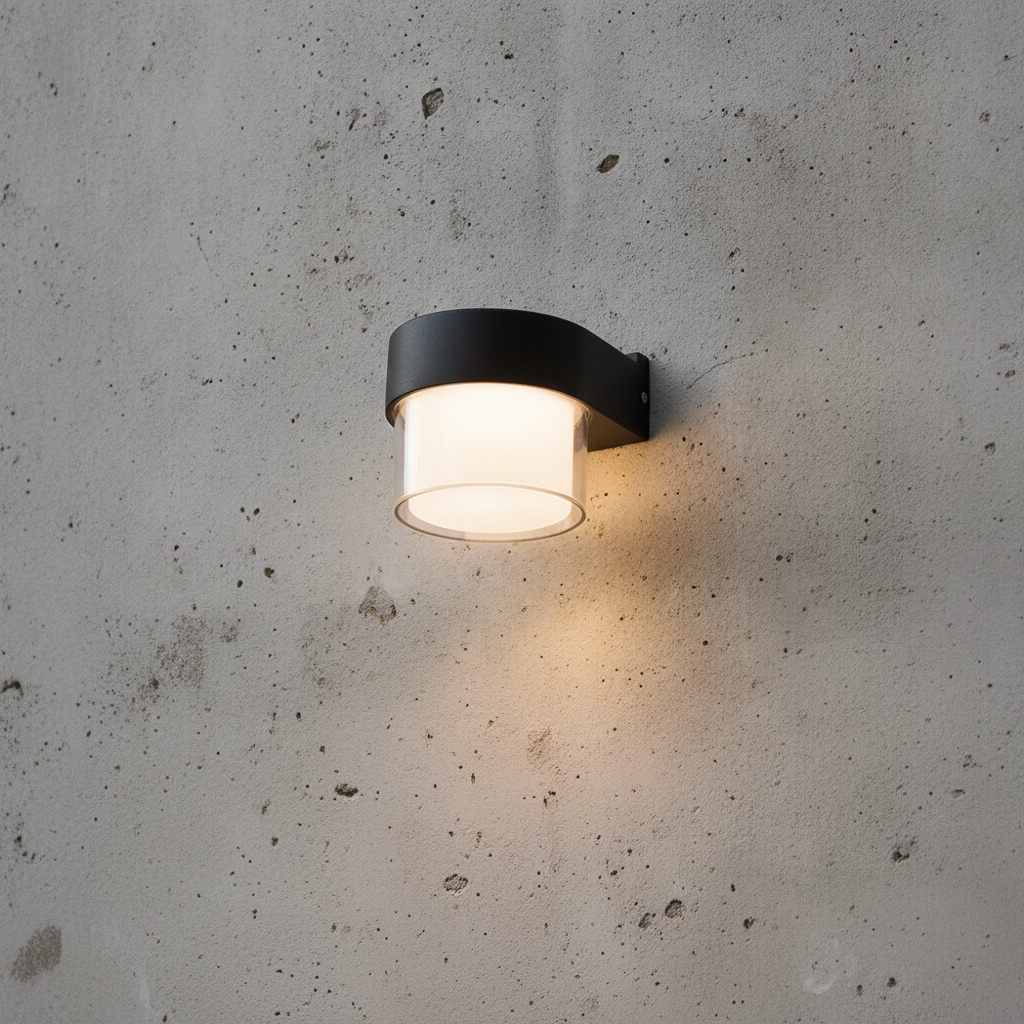 Lyora Design wandlampDarf enkel zwart - 9925665