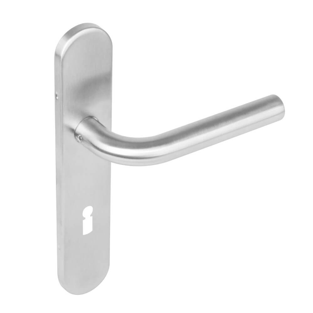 Intersteel DeurklinkRecht sleutelgat 72mm RVS - 0035.129626