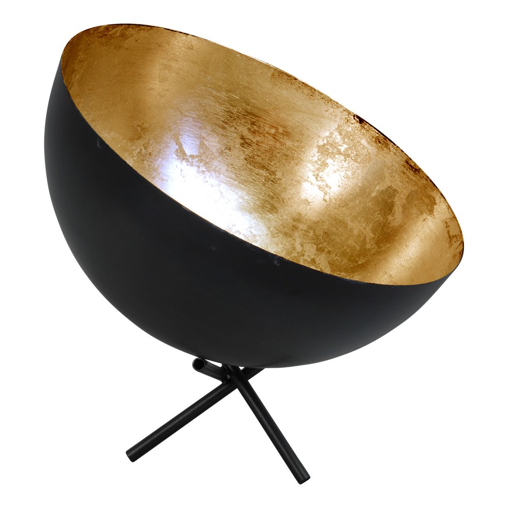 Masterlight Vloer-tafellamp Industria 30 Uplighter gunmetal met goud - 4199-30-08