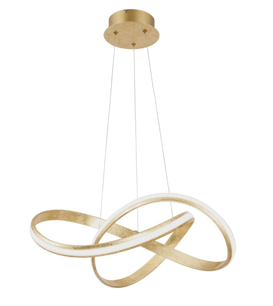 Paul Neuhaus Gouden hanglampMelinda Ø 60cm - 8291-12 afbeelding