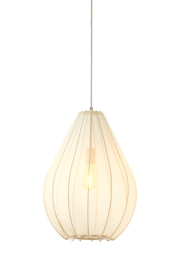 Light & Living Japandi hanglamp Itela crème Ø 38cm - 2977027
