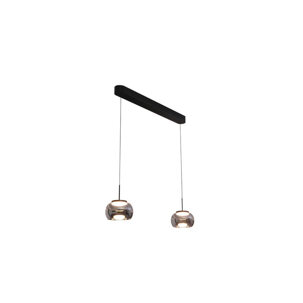 Lyora Eettafel hanglampBounto met smoke glas - 107073