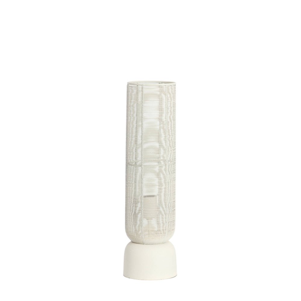 Light & Living Tafellamp Lezuza Ø 13,5cm wit - 1875343