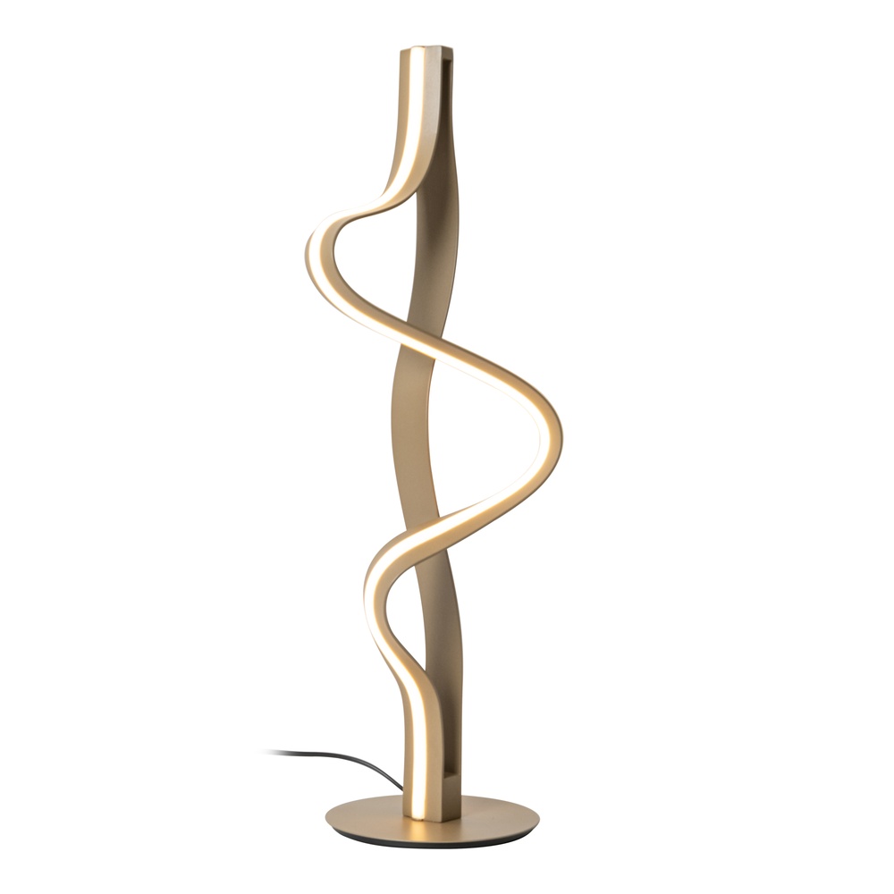 Premium by Lucide TafellampLambada krul champagne - 52501/19/05