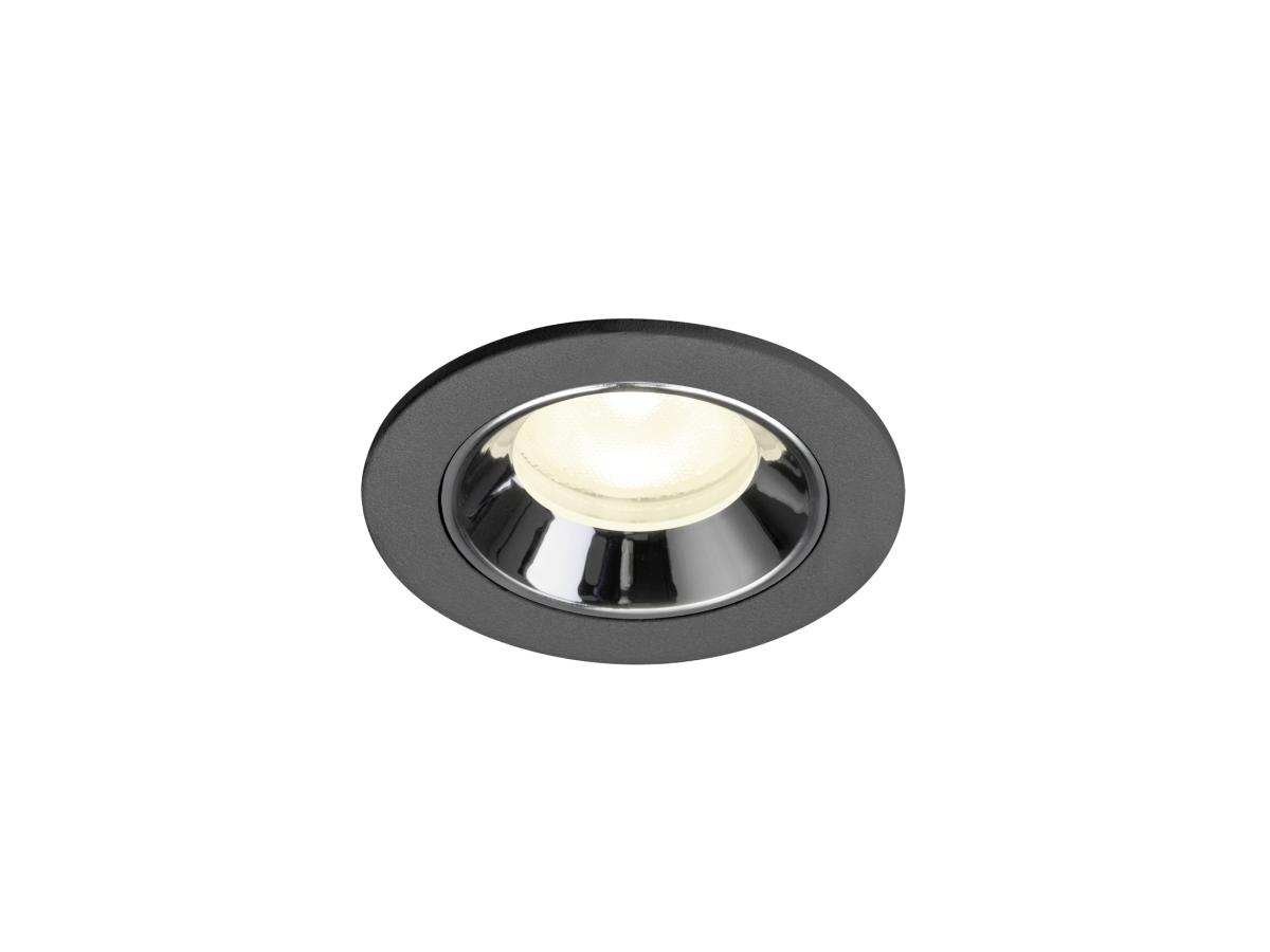 SLV InbouwspotNuminos XS zwart/chroom 4000K - 55gr - 1009315