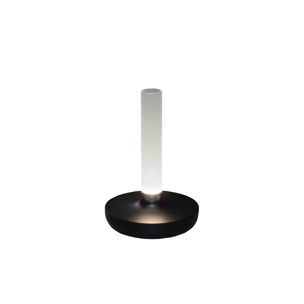 KonstSmide Oplaadbare tafellamp Biarritz zwart - 7827-753