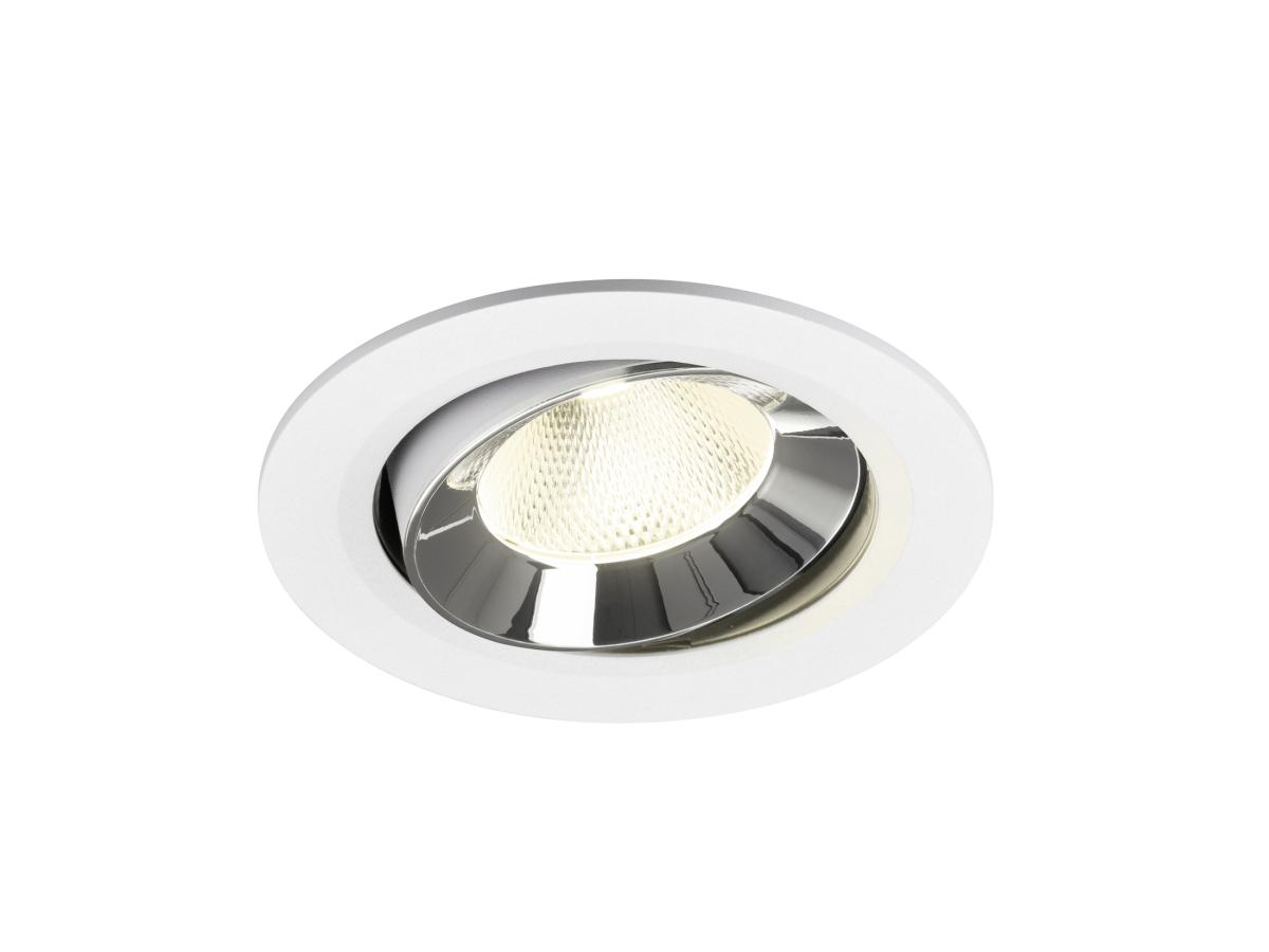 SLV InbouwspotNuminos Move L wit/chroom 4000K - 20gr - 1009857