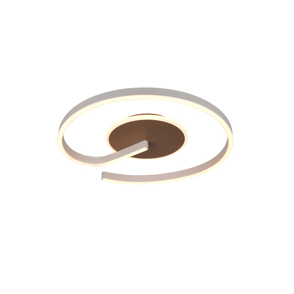 Trio Design plafondlampCalle mokka bruin - R63631165