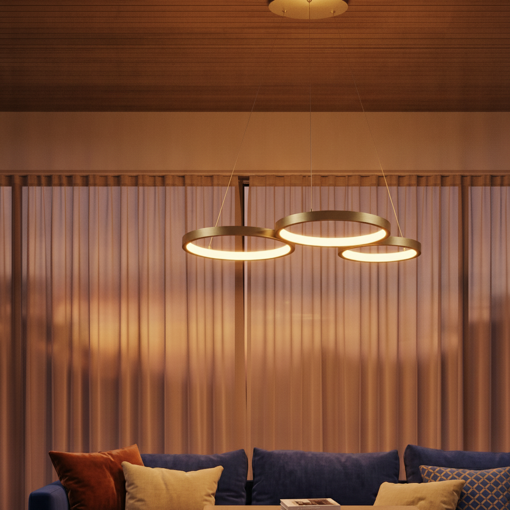Lyora Moderne hanglampMagnus goud 55cm - 9248116