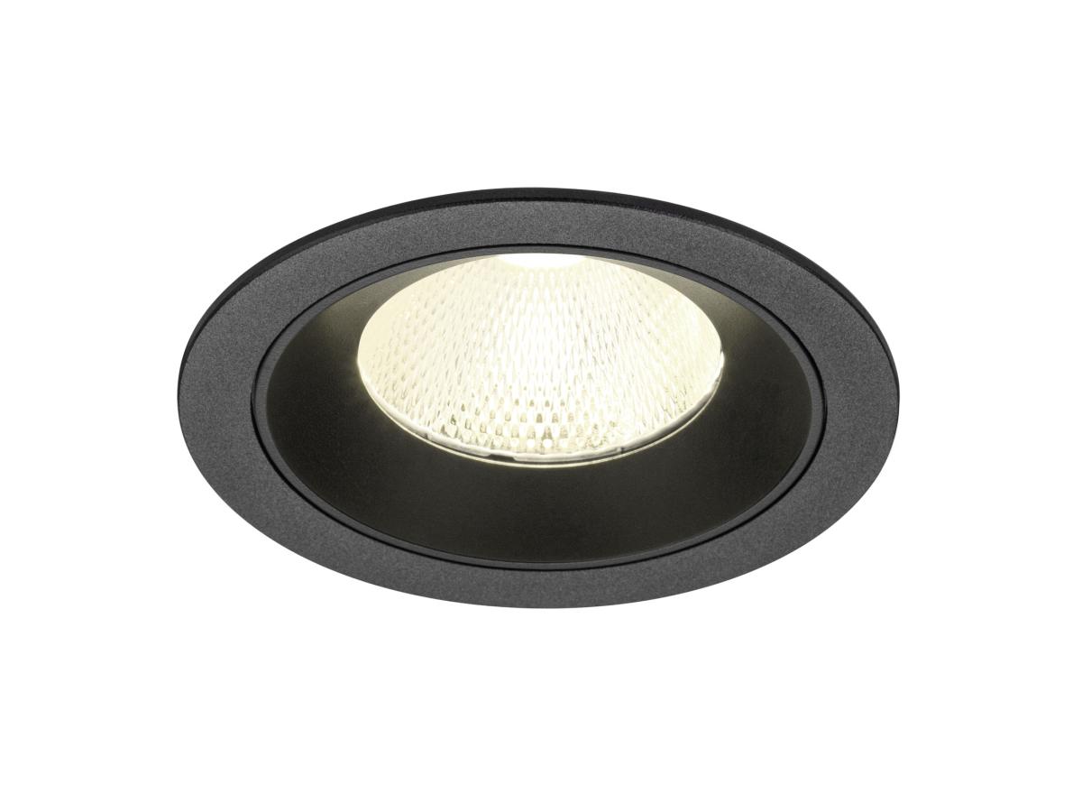 SLV InbouwspotNuminos L zwart 4000K - 20gr - 1009792