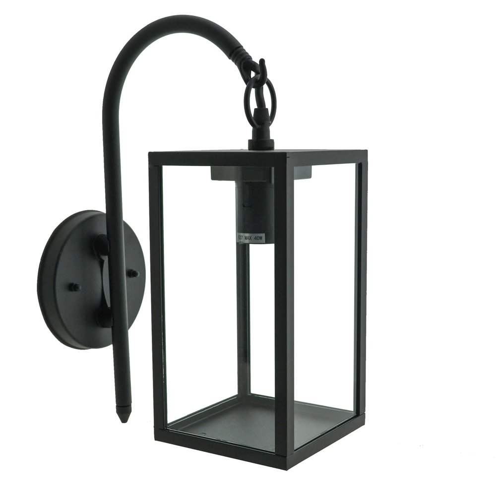 Lyora Landelijke buitenlampNorway Down zwart - 16704