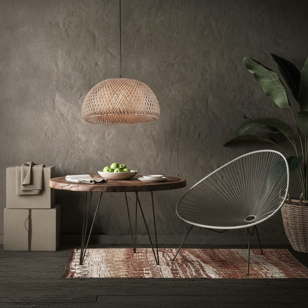 Lyora Rotan hanglampScarlet Ø 39cm - 110787