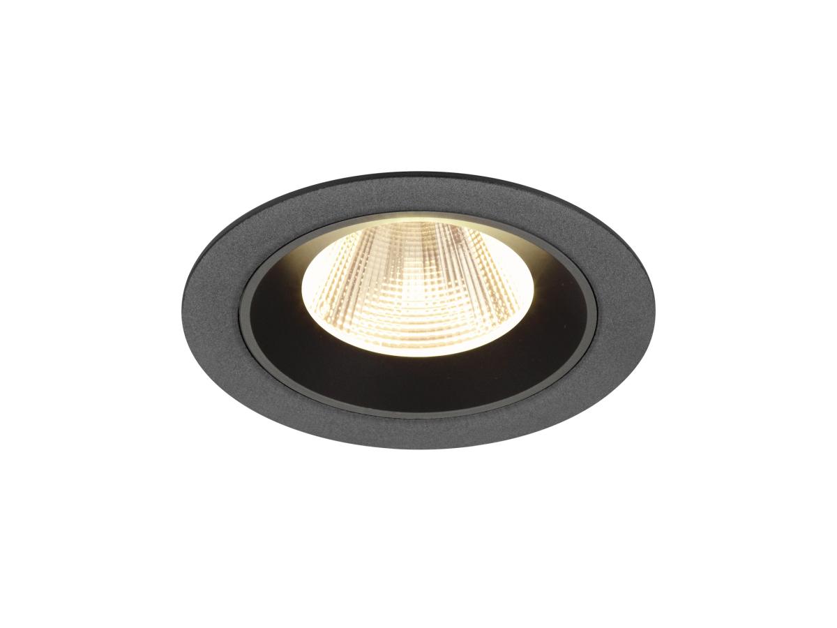 SLV InbouwspotNuminos M zwart 3000K - 20gr - 1009613