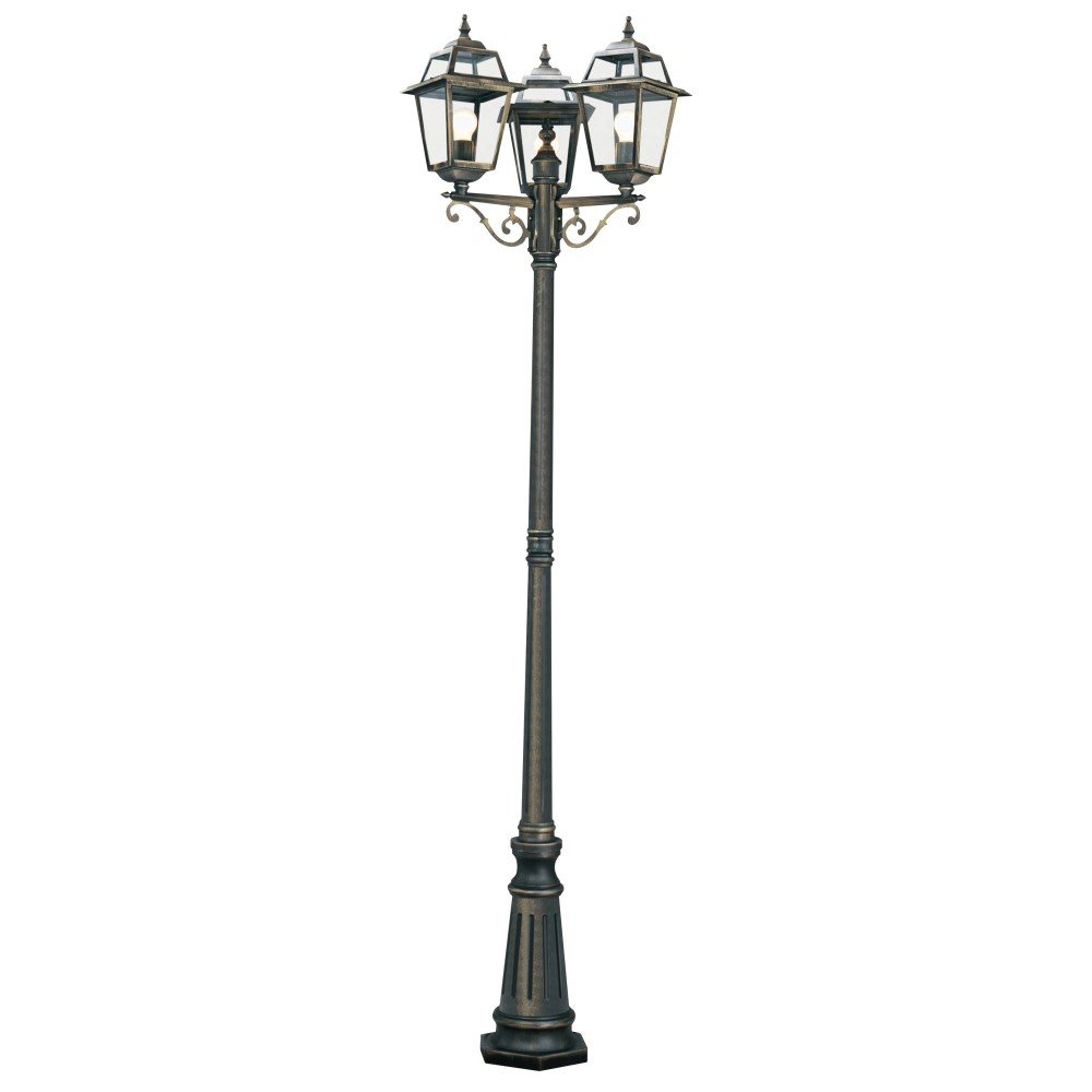 Searchlight Klassieke buitenlantaarn New Orleans 3-lichts bronsbruin - 1528-3
