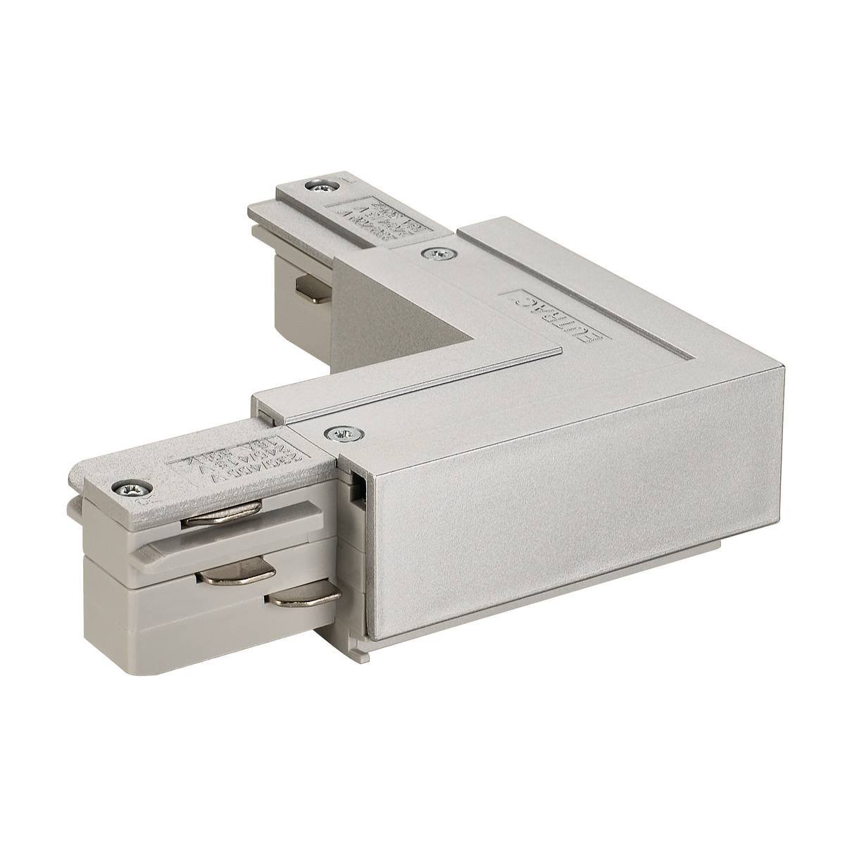 SLV 3-fase L-Connector 1 aarde buiten grijs - 145674