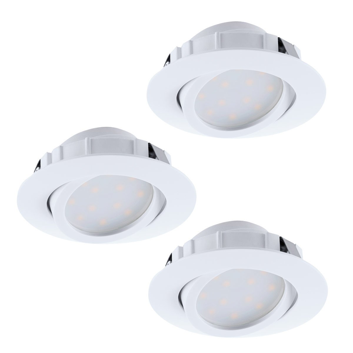 Eglo Led plafondspot Pineda Round (3x) 3x4,9w - 3000K - 8,4cm wit - 95851