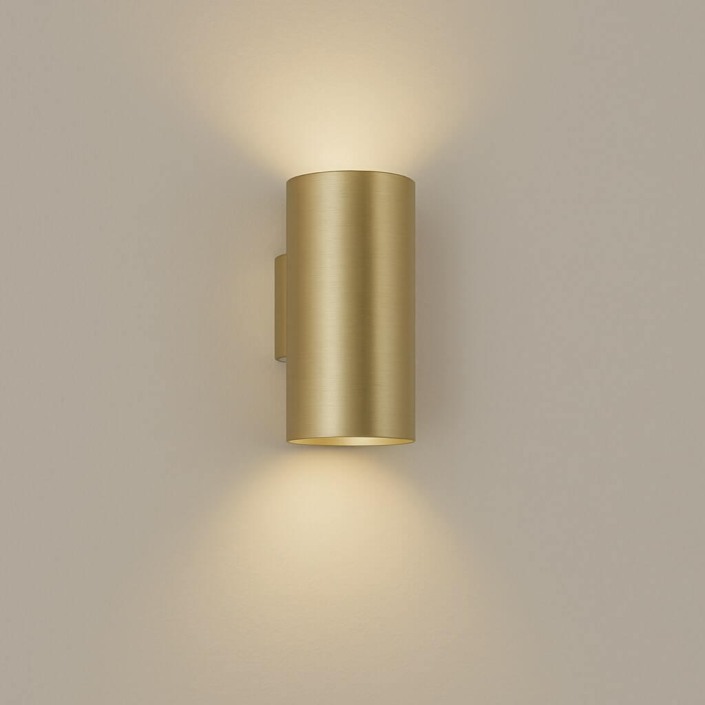 Lyora Ronde wandlamp Sifor geborsteld goud - 106187