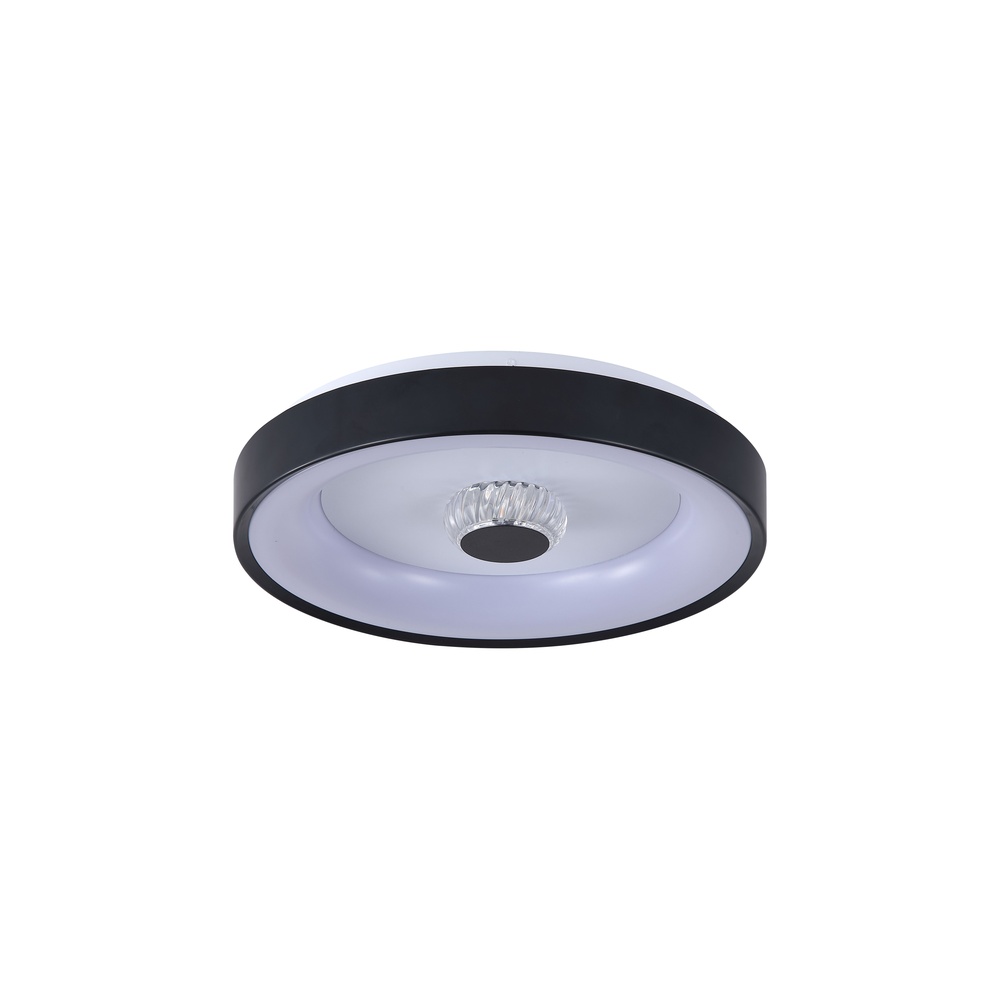 Searchlight PlafonnierePolka zwart - 89735-38BK