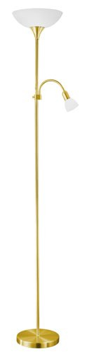 Eglo VloerlampUp 2 176cm messing - 82843 afbeelding