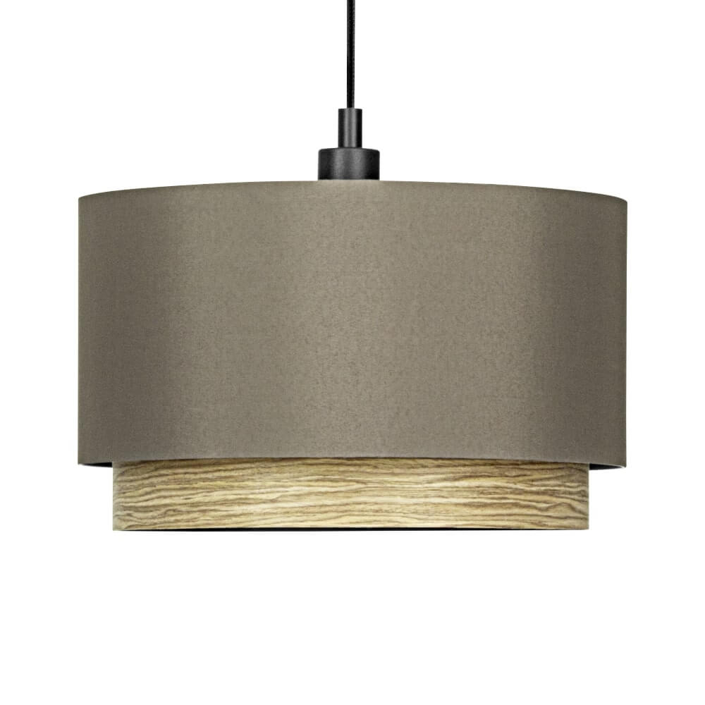 Stars of Light HanglampMarchena cappucino met hout - Ø 48cm - 390118