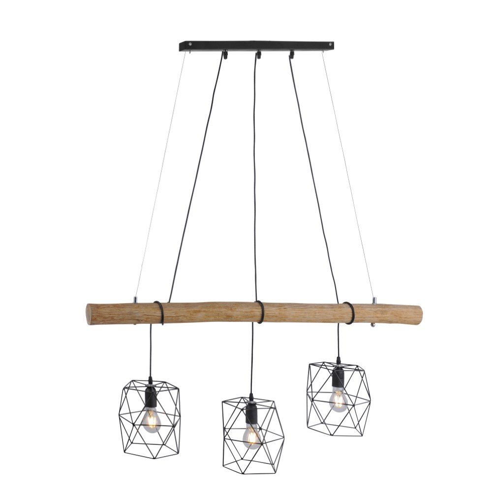 Just Light 3-lichts hanglampEdgar - 15503-18 afbeelding