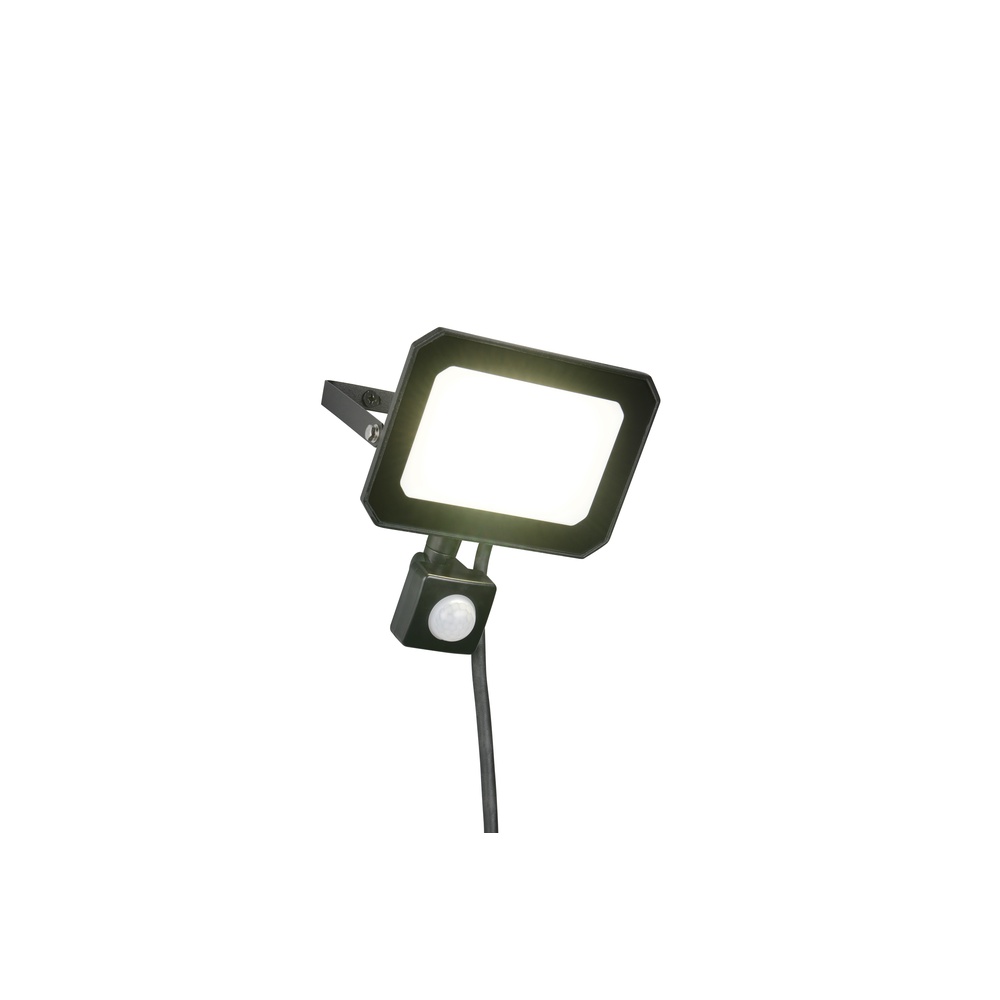 Trio WandlampFunchal zwart 30W met sensor - R23349232