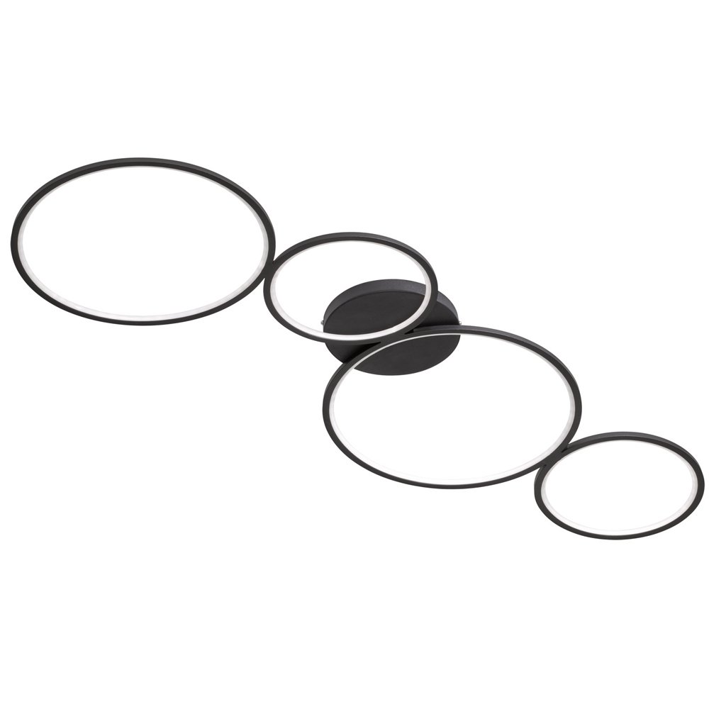 Trio Design plafondlampRondo 4-rings - 622610432