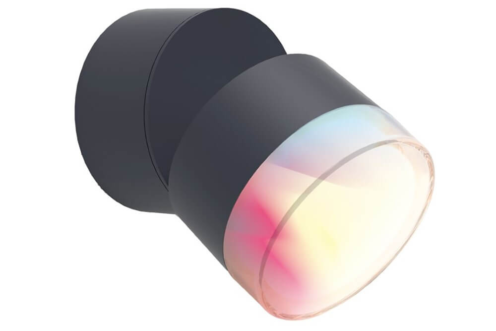 Lutec Smart wandlamp Dropsi antraciet - 5010901118