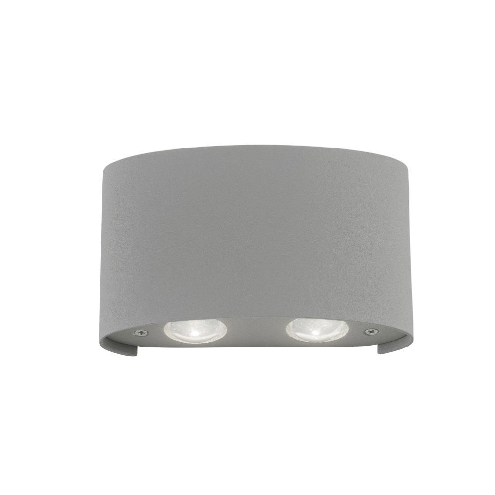 Paul Neuhaus Design wandspotCarlo Up - Down 2-lichts grijs - 9487-21