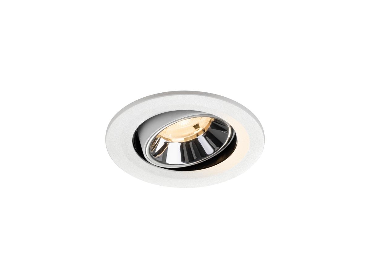 SLV InbouwspotNuminos Move S wit/chroom 2700K - 20gr - 1009498
