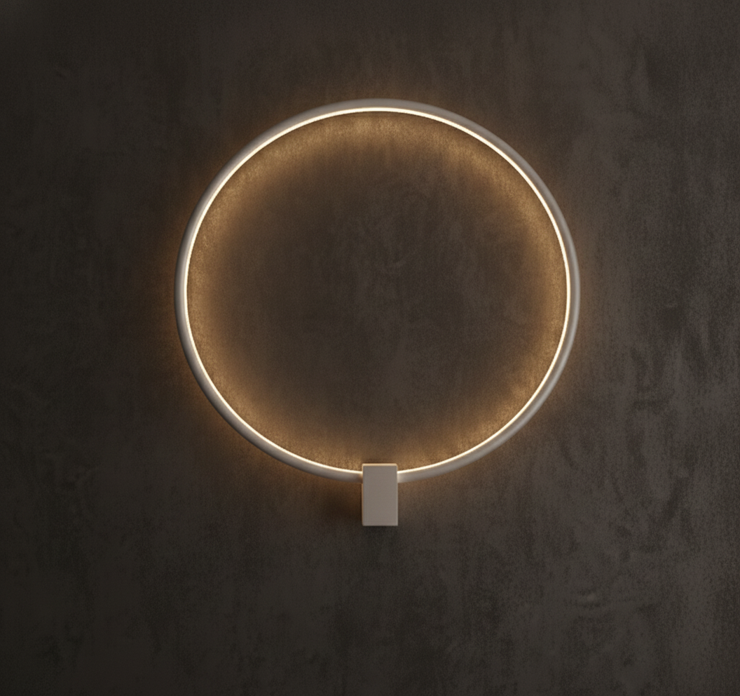 Lyora Ronde wandlampCercio wit - 9060271