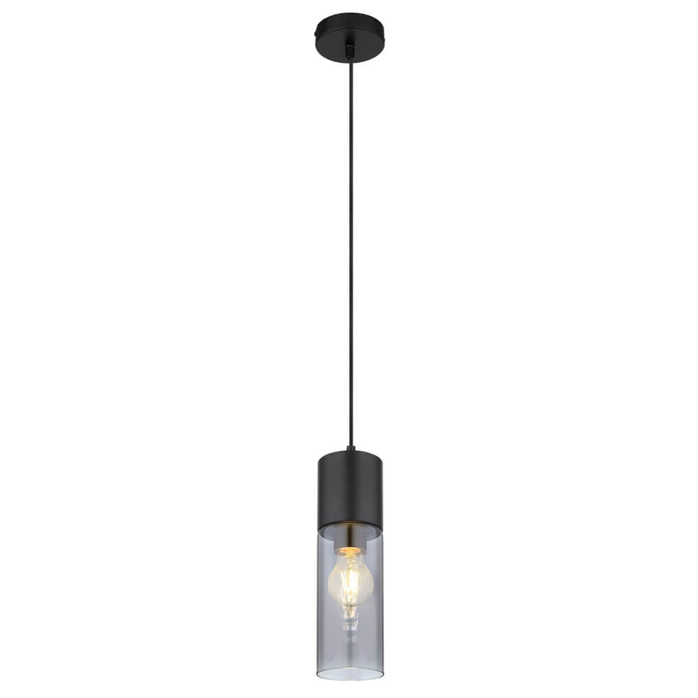 Globo Strakke hanglampAnnika enkel zwart - 21000HB