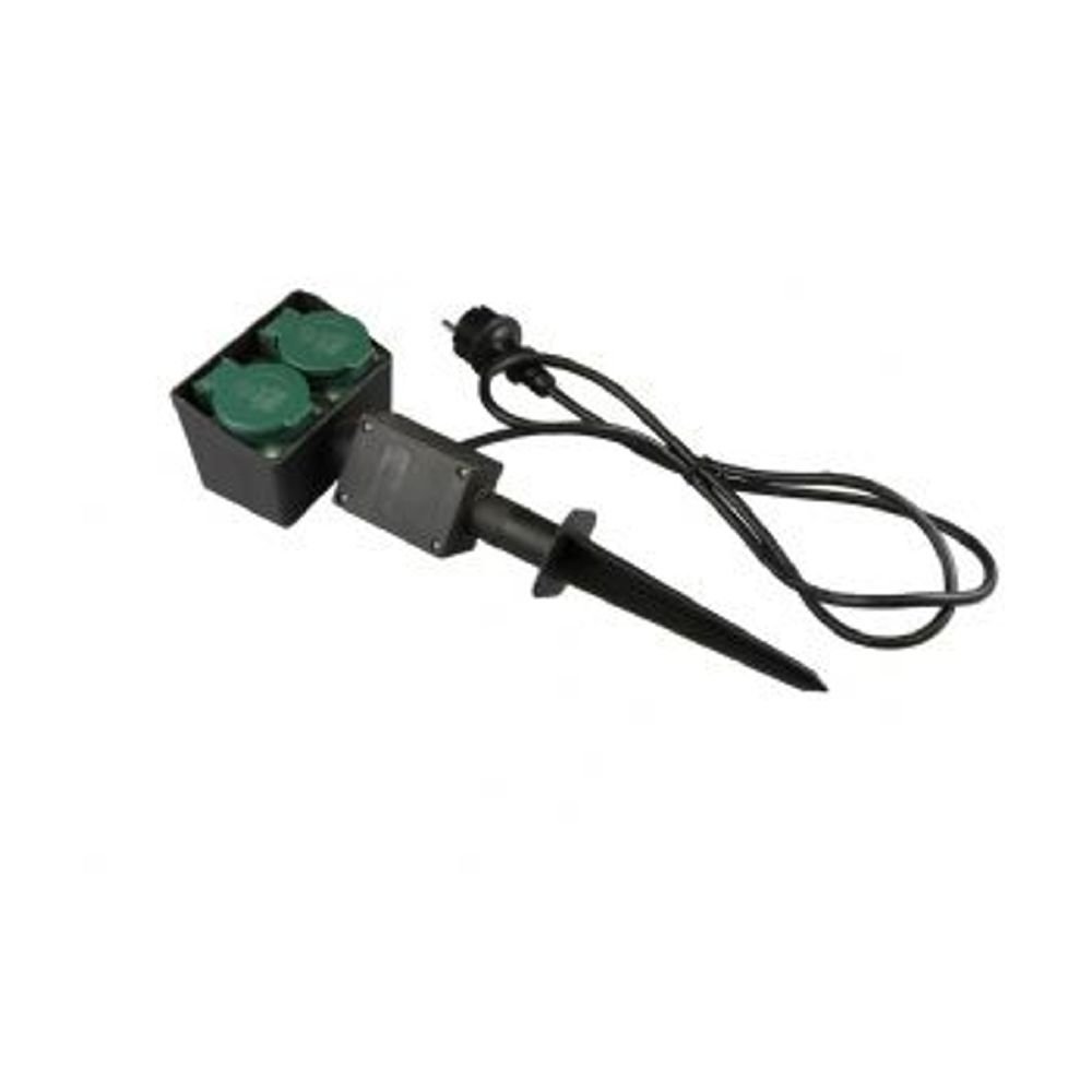 Beslight StopcontactGarden Duo voor buiten op spie - 41060 afbeelding