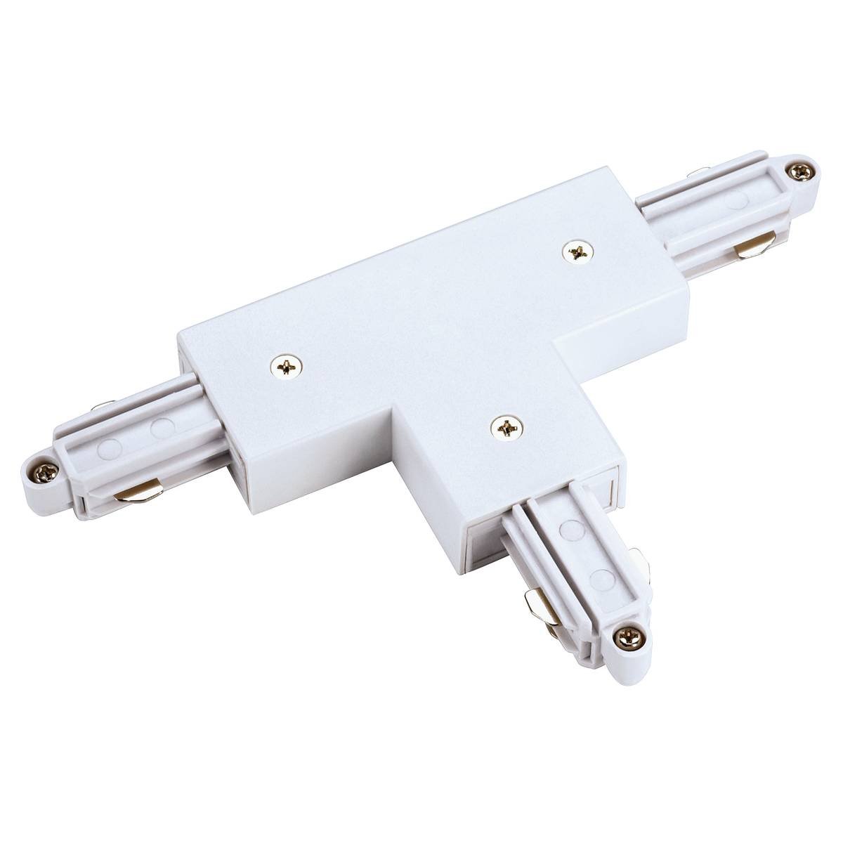 SLV 1-fase T-Connector 2 aarde rechts wit - 143081