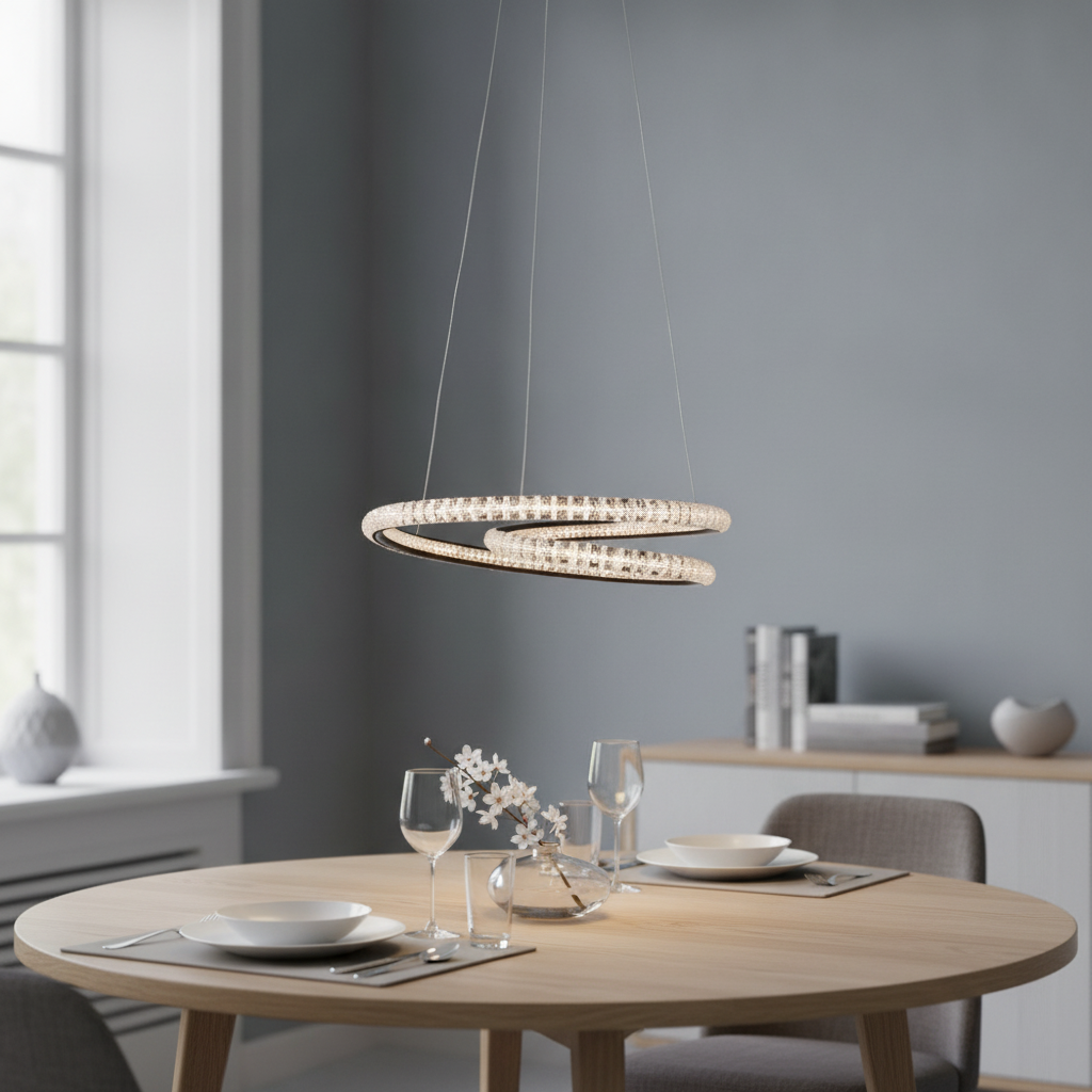 Lyora Design hanglampGinevra zwart Ø 48cm - 110453