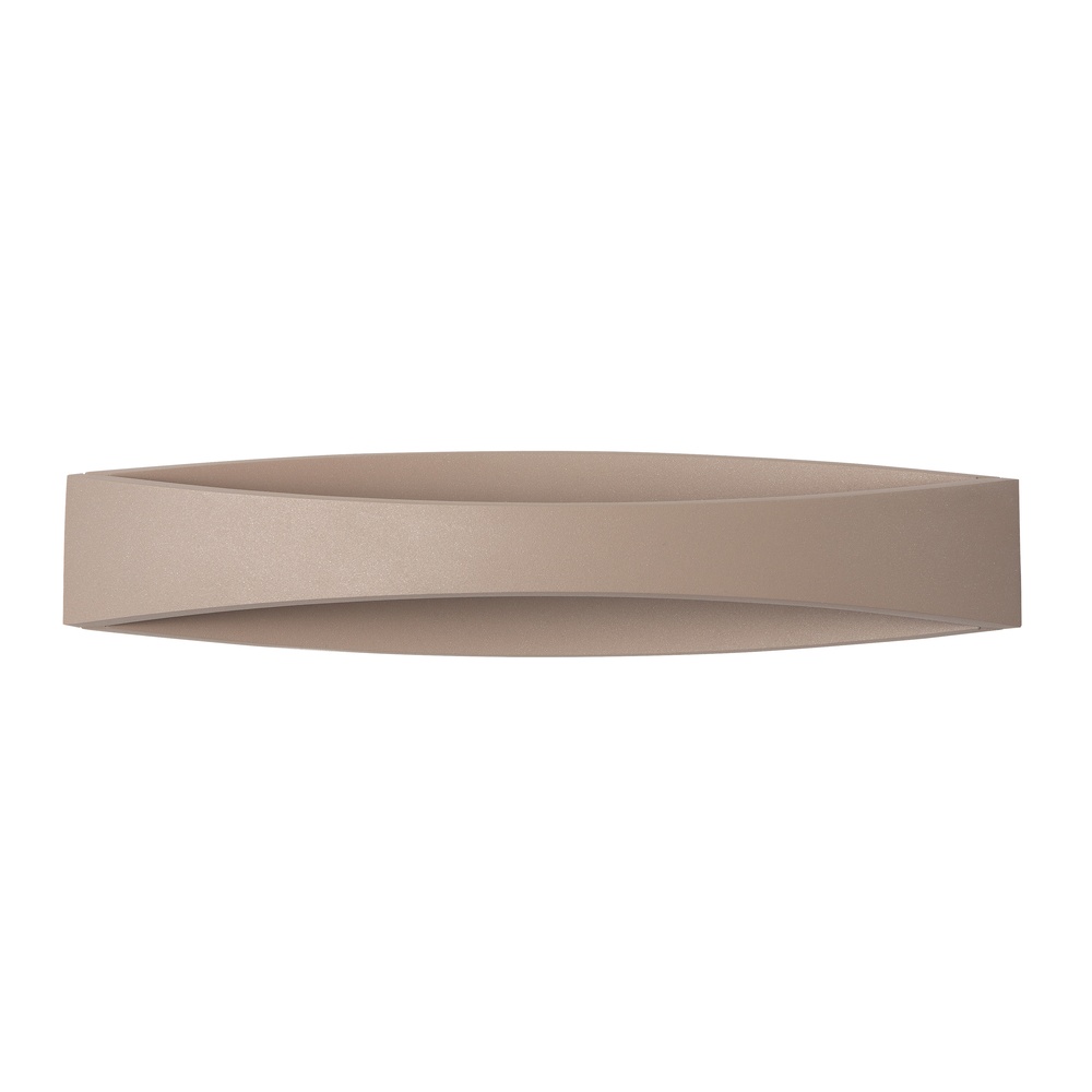 Highlight Strakke wandlamp Medusa 35cm zand bruin - W3651.03