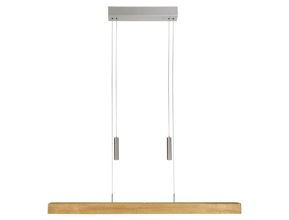 HerzBlut HanglampLeonora 85 cm - oak oiled - 10630 afbeelding