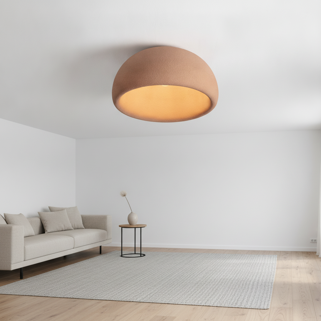 Lyora Moderne plafondlampDavo terracotta Ø 50cm - 9003678
