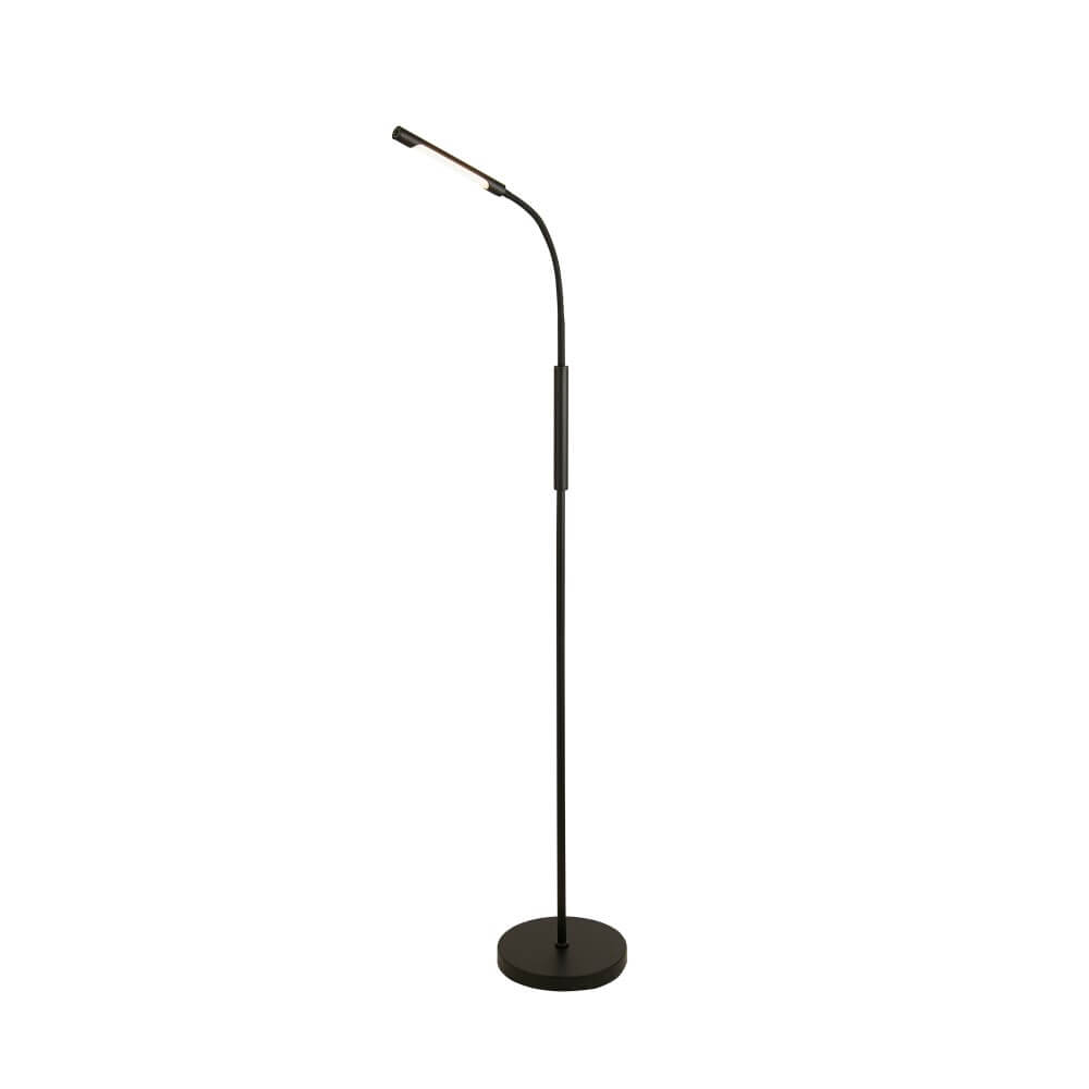 Searchlight Richtbare vloerlamp Plume oplaadbaar - 10430BK