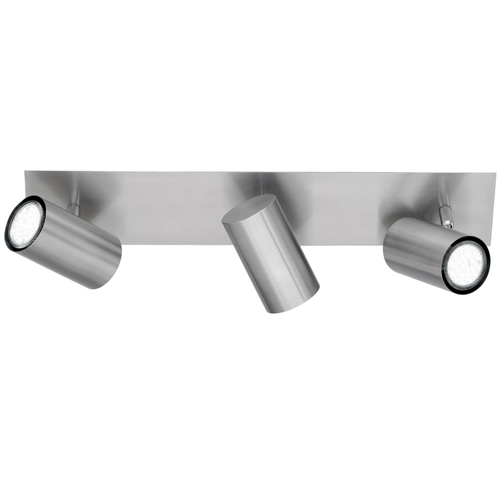 Trio Moderne plafondspotSeries 8024 3-lichts nikkel mat - 802400307