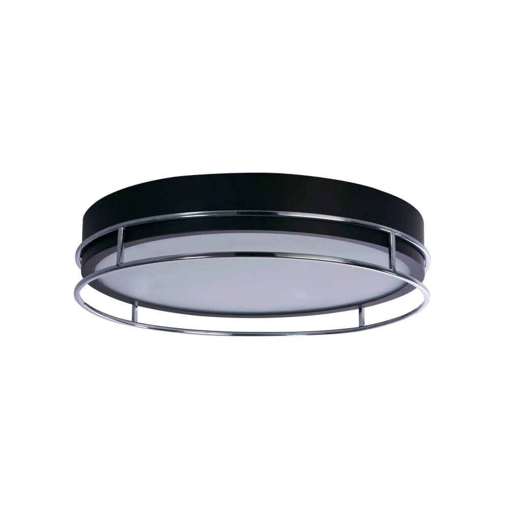 Searchlight Design plafondlampPheonix Ø 40cm zwart met zilver - 62013-3CC