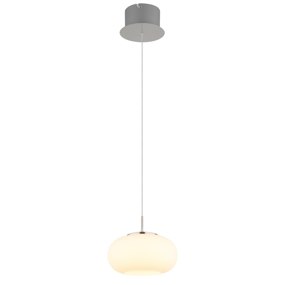 Globo Design hanglampQuintara enkel nikkel - 15744HN