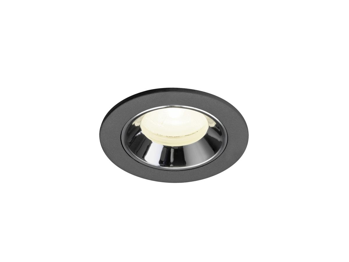 SLV InbouwspotNuminos XS zwart/chroom 4000K - 20gr - 1009309