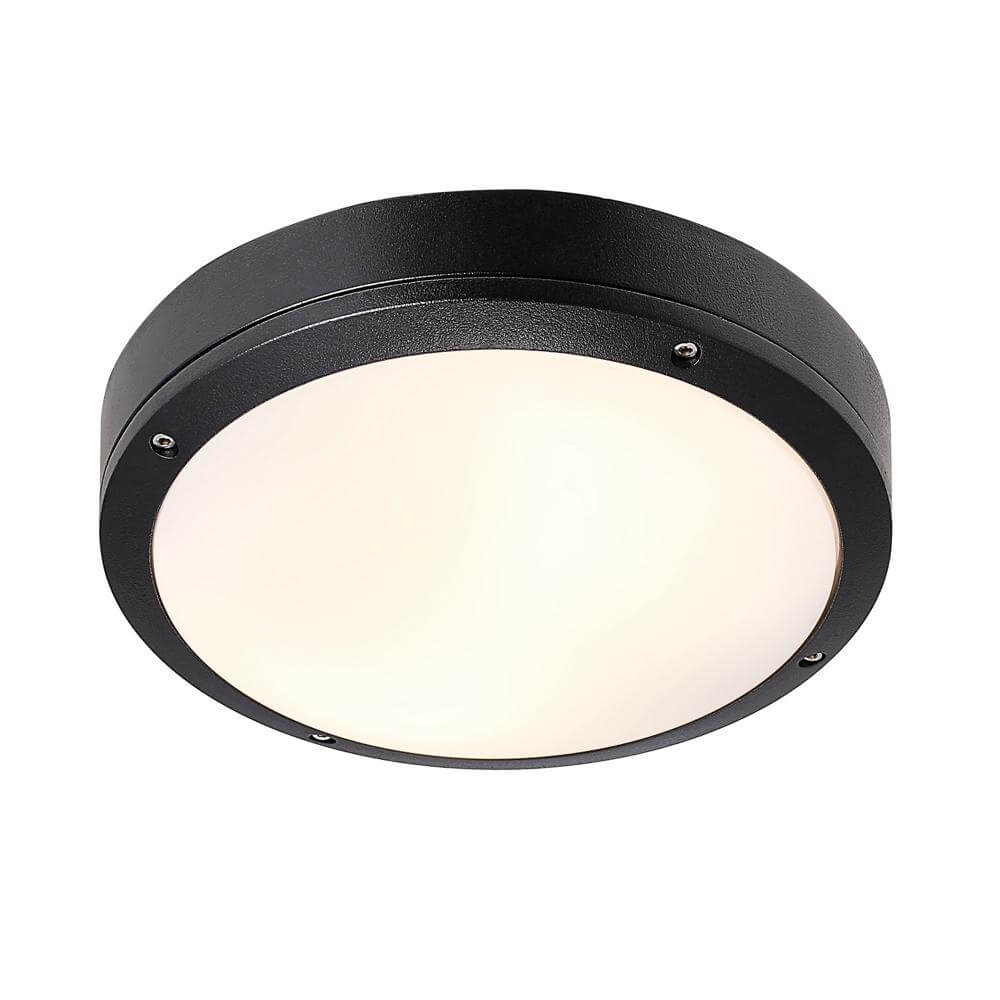 Nordlux Zwarte plafondlampDesi Ø 27,5cm - 77646003