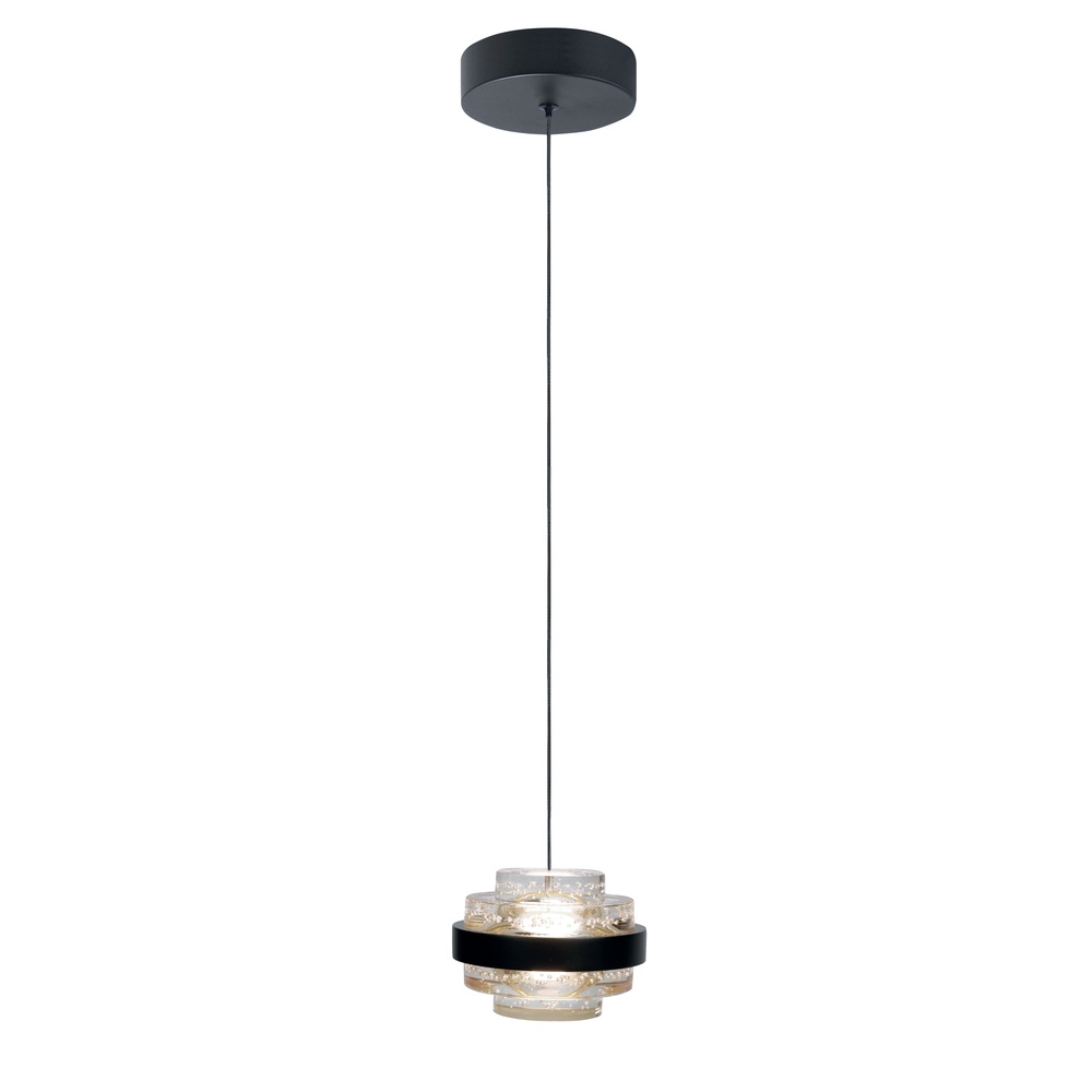 Highlight HanglampDynasty zwart met helder glas - H5502.20