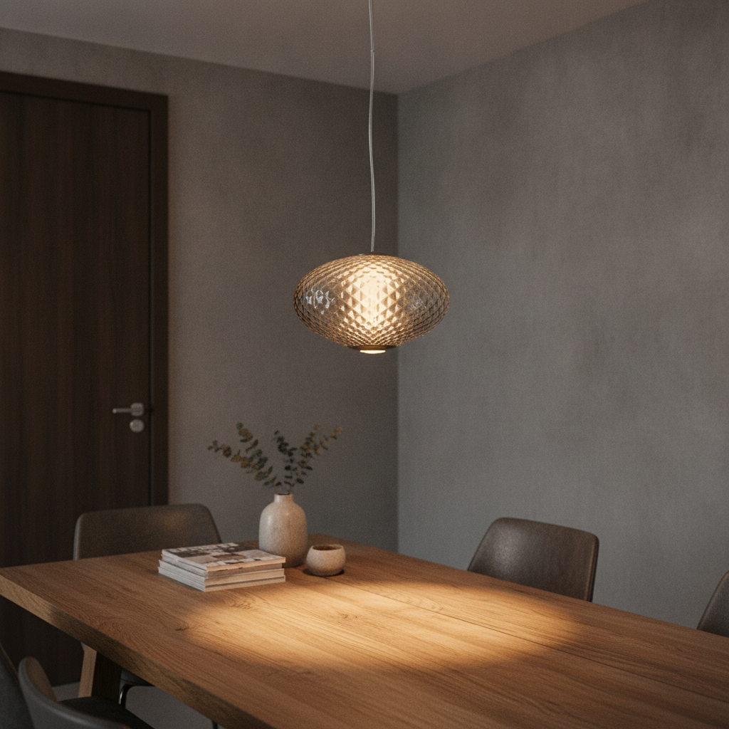 Lyora HanglampAora ovaal bruin glas - 9191248