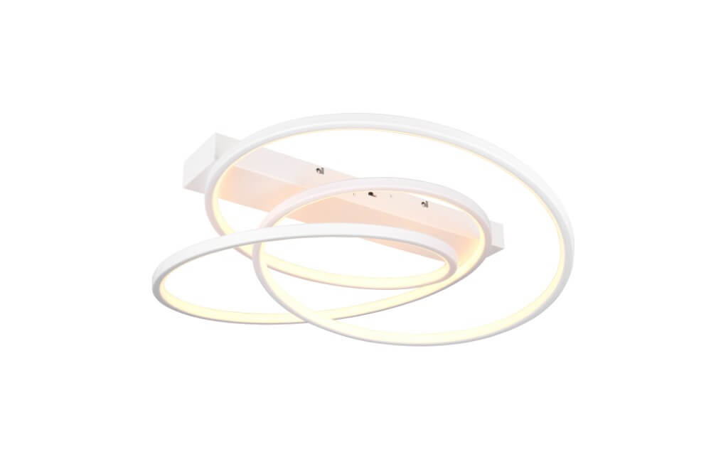 Trio Slaapkamer plafondlampDarvin wit - 65cm - 649110131