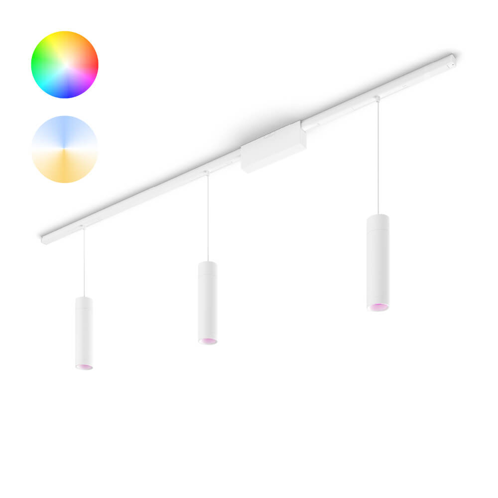 Philips Hue Perifo - White and color set van 3 hanglampen wit - 929003117201