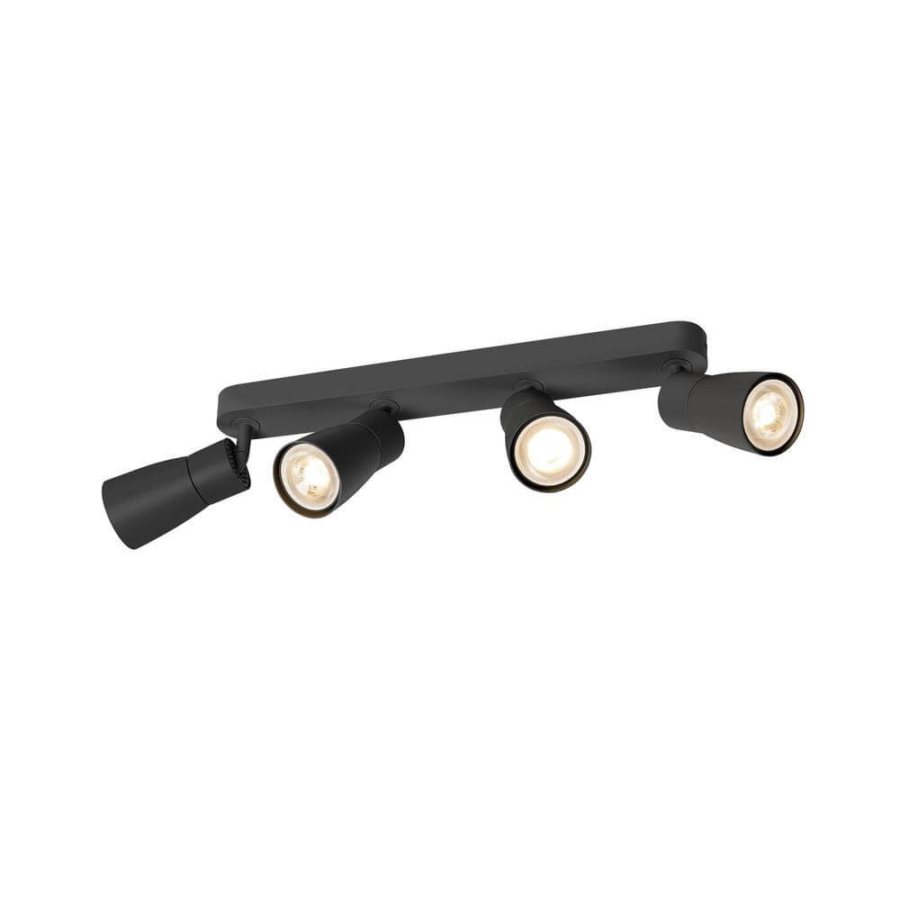 SLV SpotPuri 2.0 Dome zwart 4-lichts - 1008352