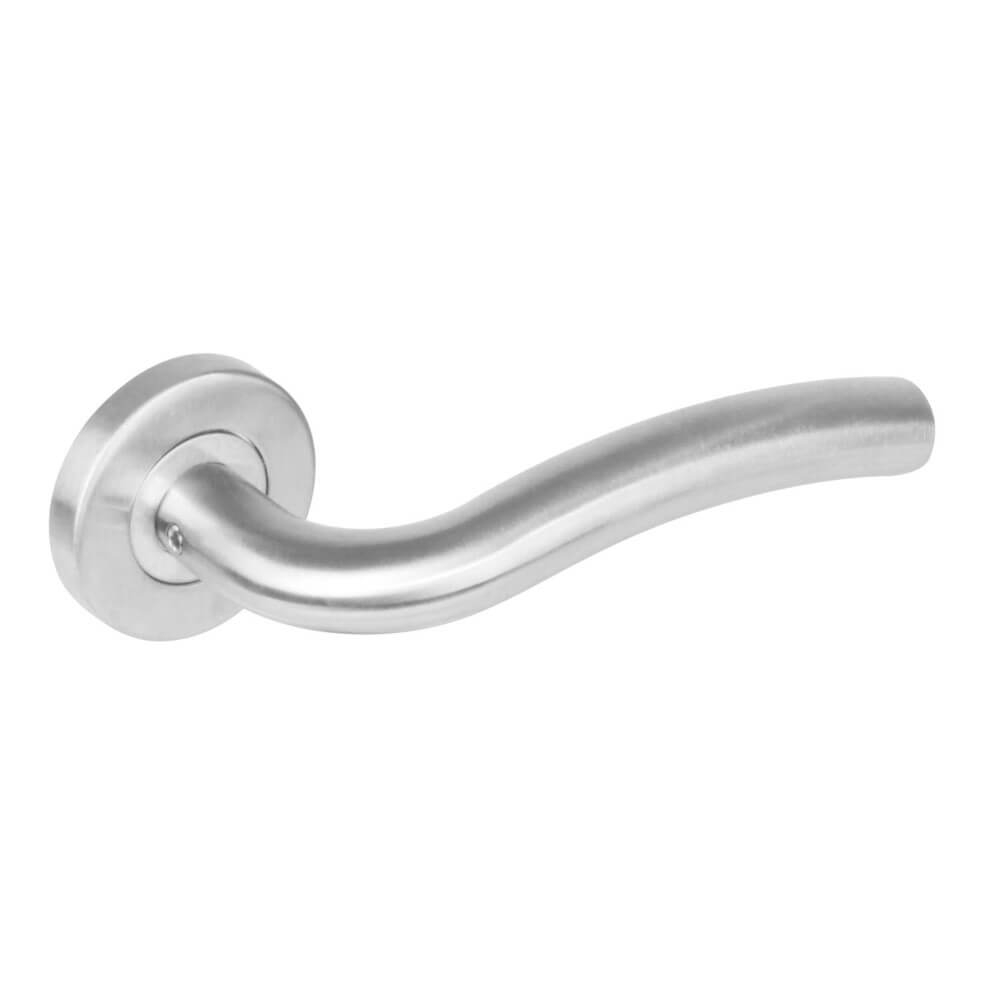 Intersteel DeurklinkLisa rozet met nok RVS - 0035.127502